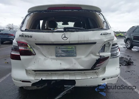 2012 Mercedes-Benz Ml 350 4Matic из США, поврежденный, VIN 4JGDA5HB7CA067822